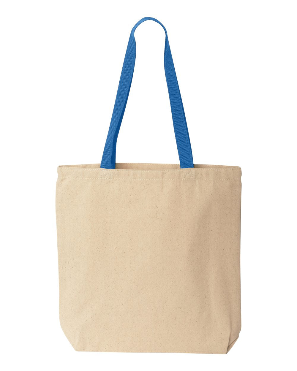 Tote with Contrast-Color Handles